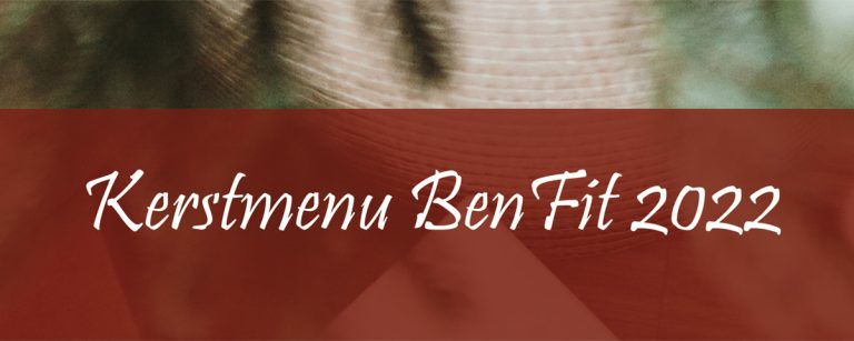 Kerstmenu BenFit 2022: Festive fitness meals for the holidays.