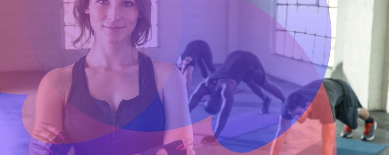 Personal trainer using BenFit app to create nutrition plans for clients on tablet device