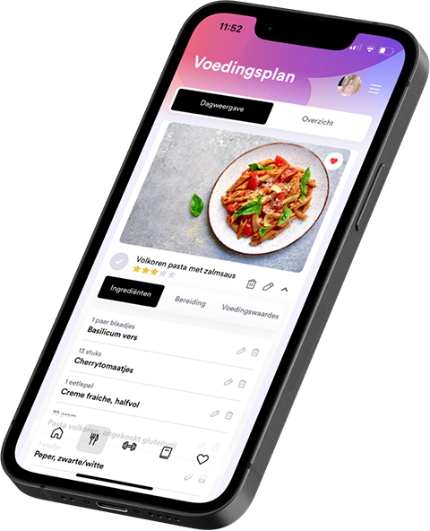 BenFit app - Voedingsplan