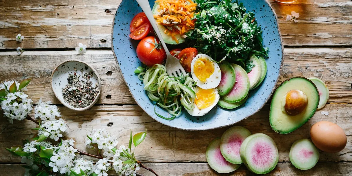 Gesunde Ernährung – Frische, bunte Lebensmittel für gesunde Ernährung