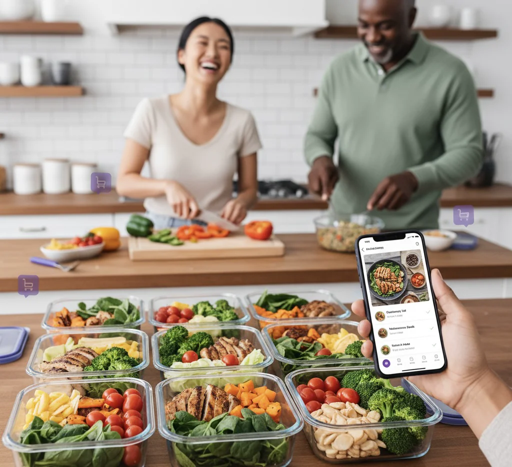 meal-prep-app-ernahrungsplanung-gesunde-mahlzeiten Meal Prep leicht gemacht: Apps für Ernährungsplanung und gesunde Mahlzeiten. Sparen Sie Zeit, essen Sie gesünder und erreichen Sie Ihre Fitnessziele mit strukturierter Wochenplanung.