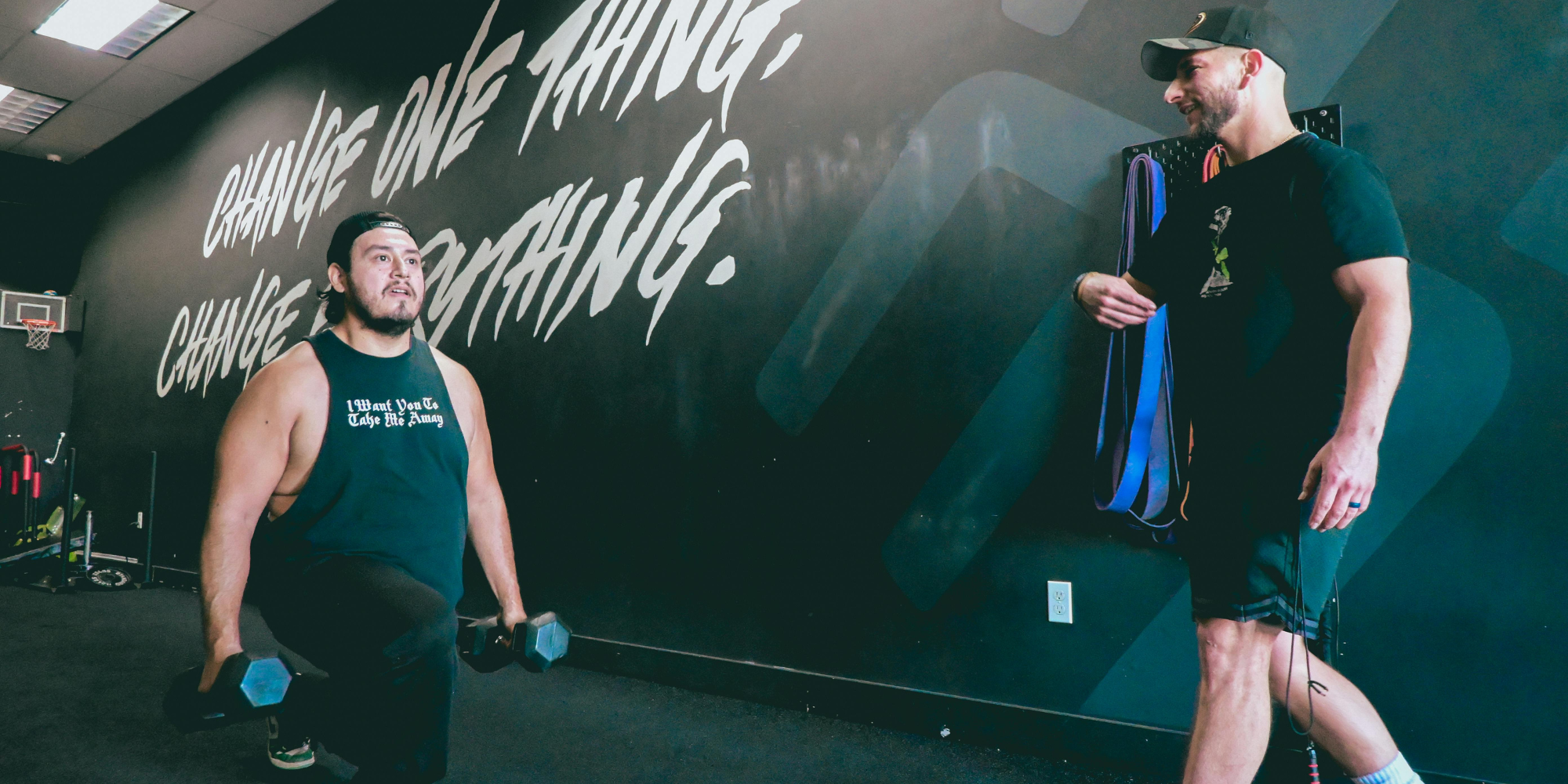 personal trainer met klant