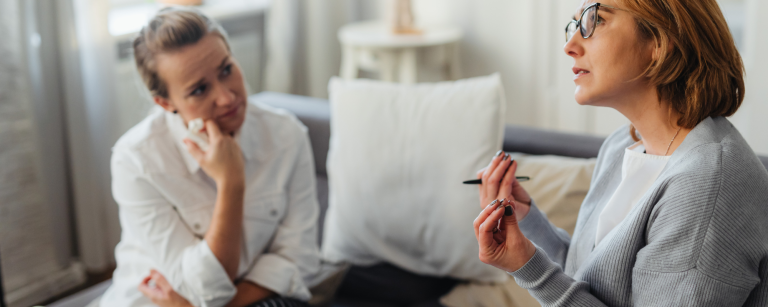 coach en client in gesprek